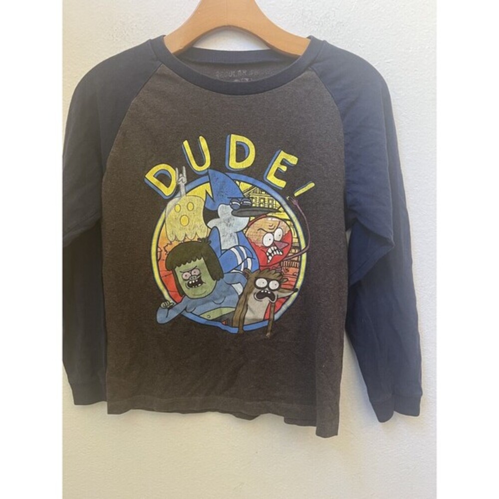 CARTOON NETWORK GRAY DUDE SHIRT SIZE SMALL (S2)